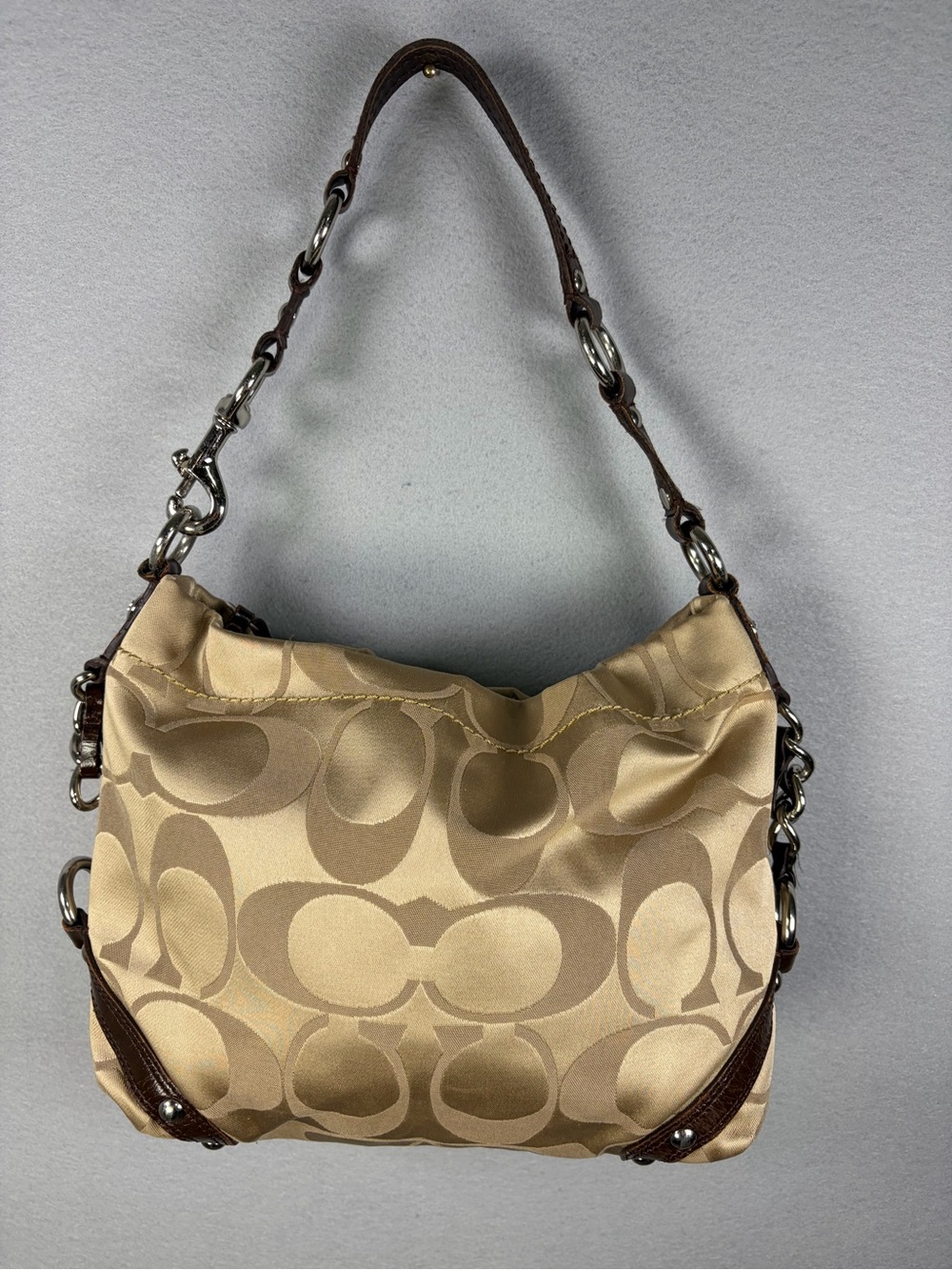 Vintage Y2K Coach Carly Signature Hobo Bag 🤎✨